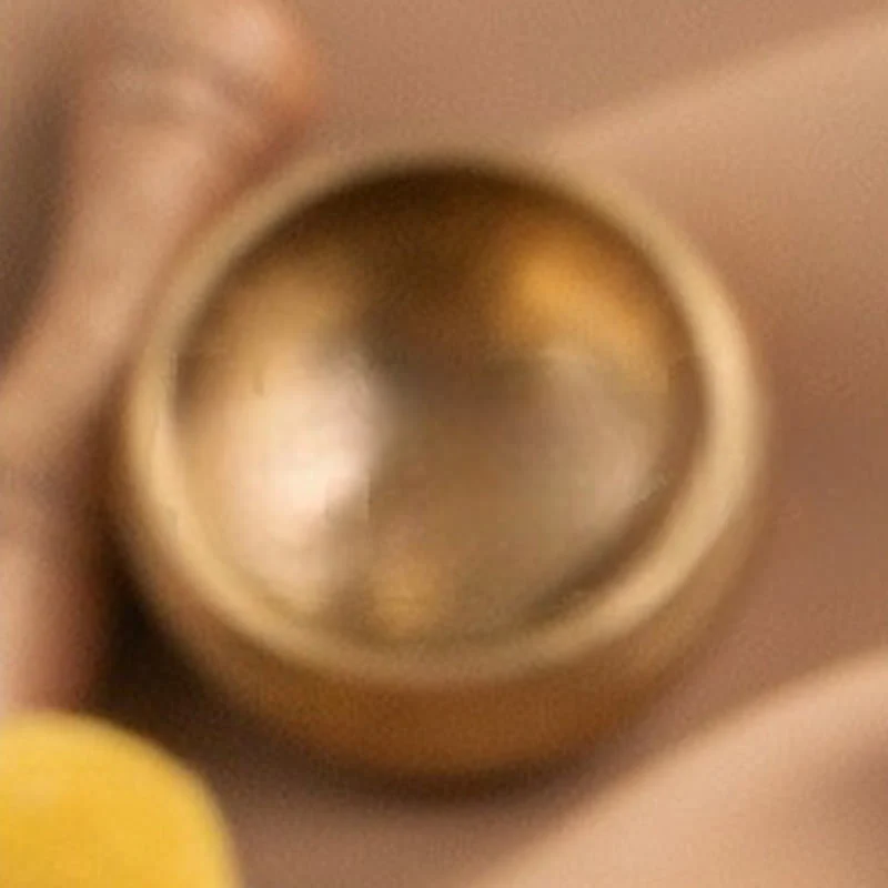 Buddha Stones Handmade Mini Small Singing Bowl for Healing and Meditation Sound Bowl Set 1.57*0.98 IN