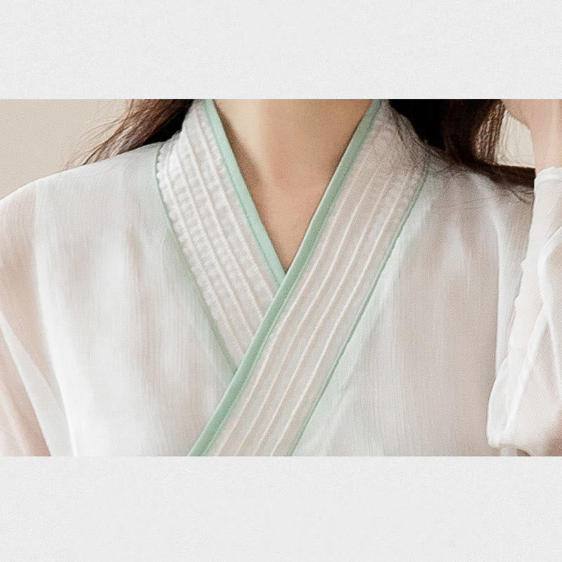 Buddha Stones Retro Prayer Zen Spiritual Meditation Practice Chiffon Clothing Women's Set