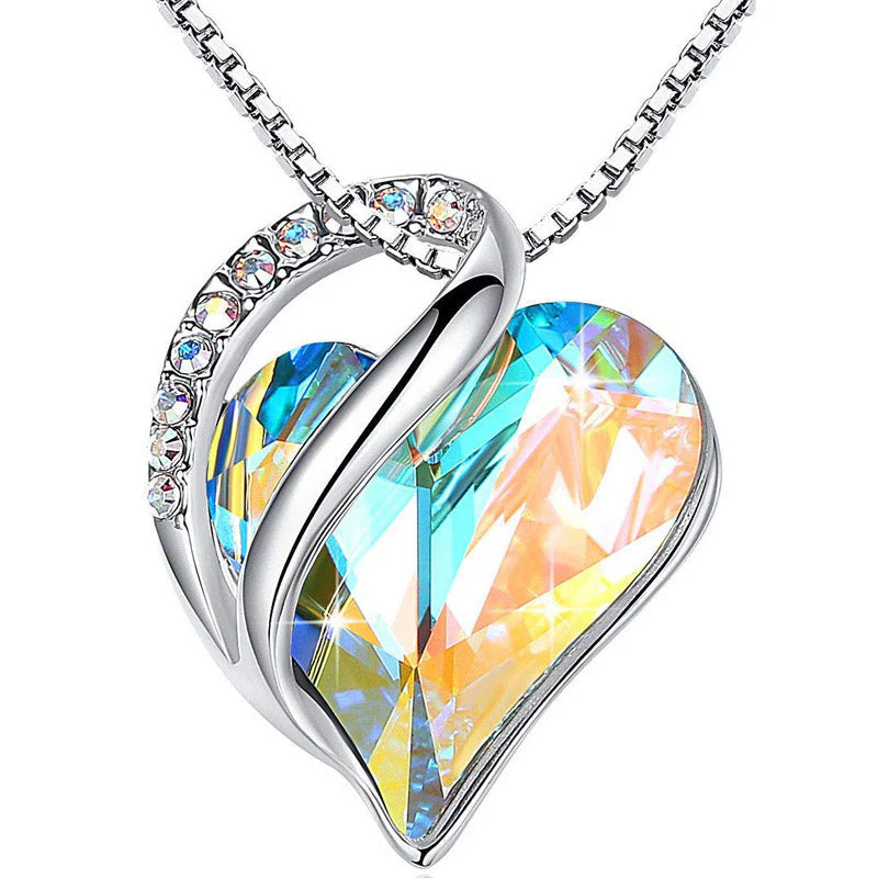 Buddhastoneshop Love Heart Birthstone Healing Energy Necklace Pendant (Extra 30% Off | USE CODE: FS30)