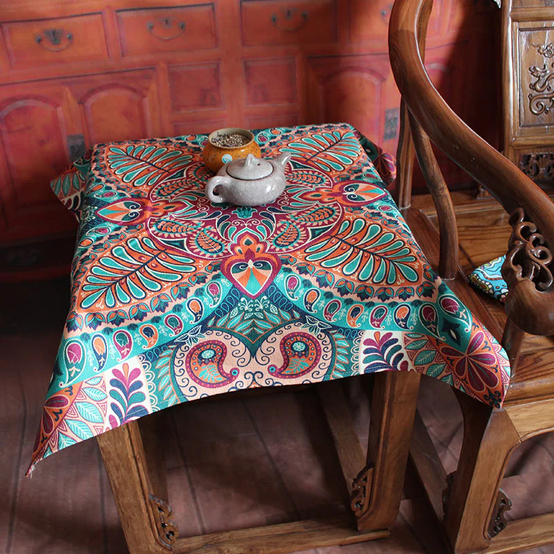 Buddha Stones Boho Mandala Tablecloth Home Table Cover Decor