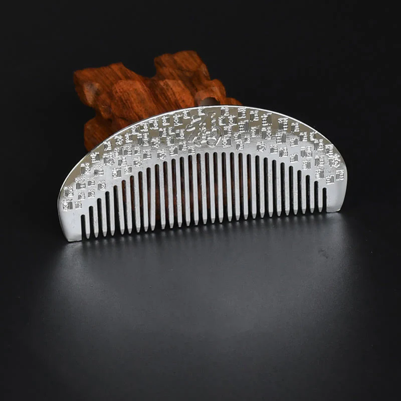Buddha Stones Lucky Dragon Phoenix Protection Strength Comb