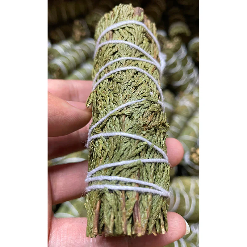 Buddha Stones Cedar Smudge Stick for Home Cleansing Incense Meditation and Rituals Cedar Sticks Incense Wands