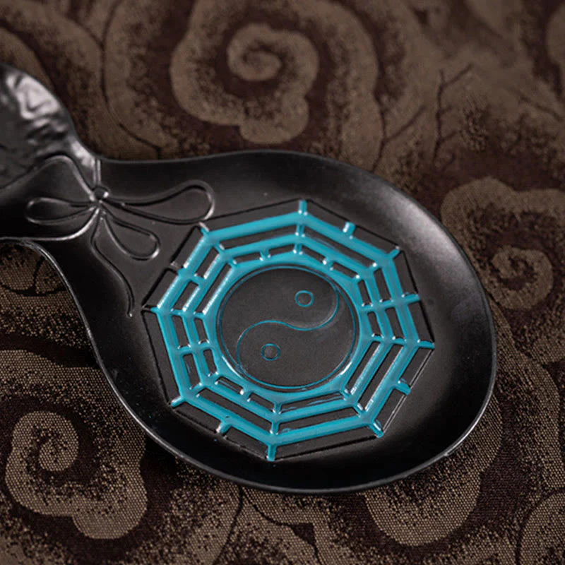 Buddha Stones Gourd Yin Yang Bagua Copper Blessing Incense Burner Decoration