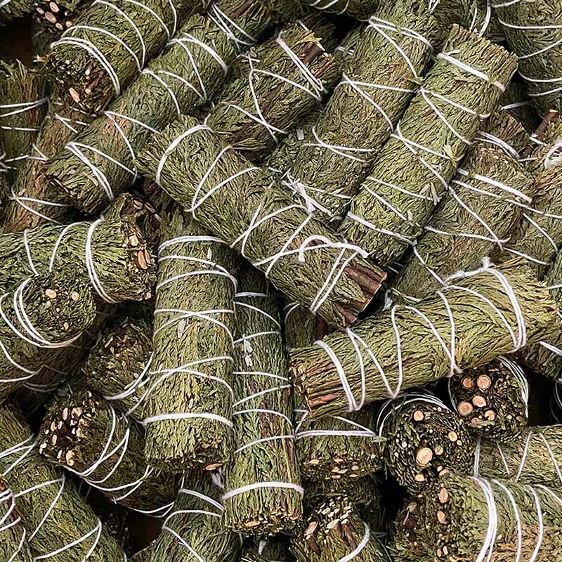 Buddha Stones Cedar Smudge Stick for Home Cleansing Incense Meditation and Rituals Cedar Sticks Incense Wands