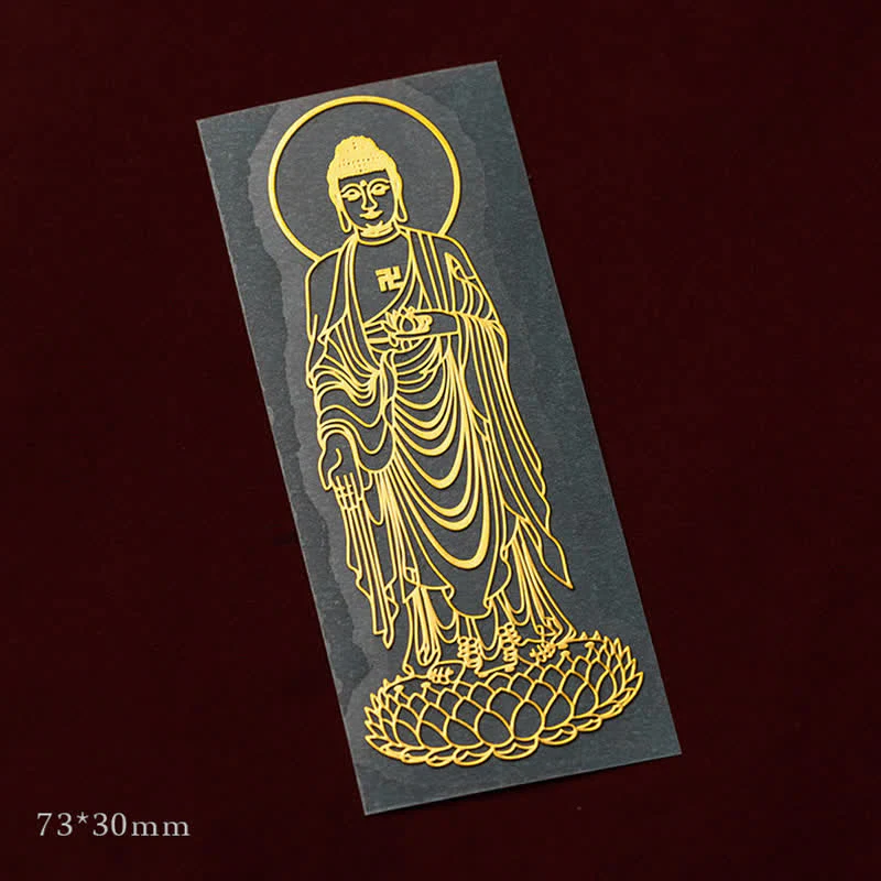 Buddha Stones 12 Chinese Zodiac Blessing Wealth Fortune Phone Sticker
