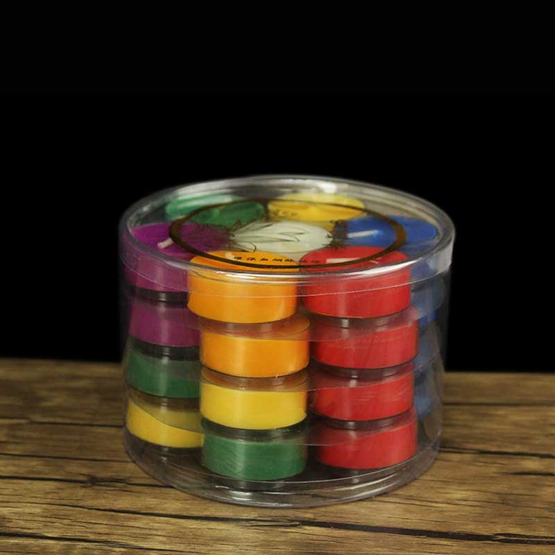 Buddha Stones Meditation Prayer Altar Lotus Flower Candle Holder Buddhist Temple Rituals Use Items