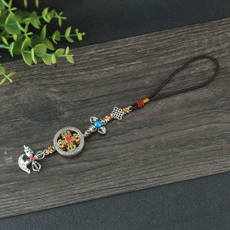 Buddha Stones Tibet Vajra Spiritual Power Car Hanging Decoration