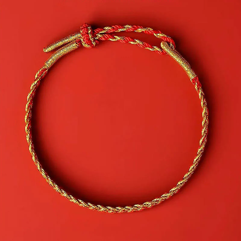 Buddha Stones Red String Yellow String Luck Bracelet