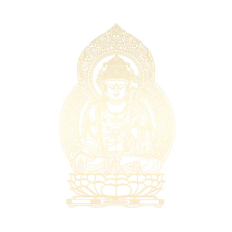 Buddha Stones 12 Chinese Zodiac Blessing Wealth Fortune Phone Sticker