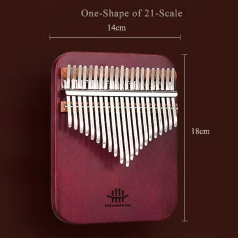 Buddha Stones Kalimba 21 Keys Thumb Piano Peltogyne Wood Portable Finger Piano
