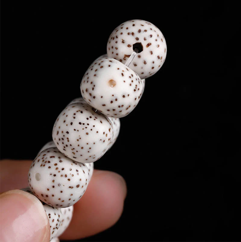 Buddha Stones Hand PolishedStar Moon Bodhi Seed Elephant Pattern Inner Peace Bracelet