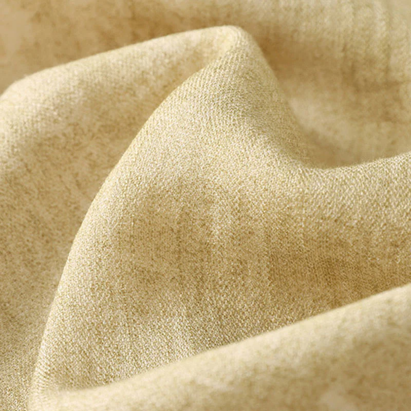 Buddha Stones Summer Plain Drawstring Zipper Design Women's Wide Leg Cotton Pants With Pockets