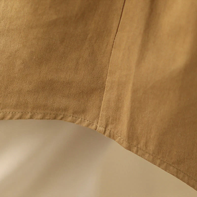 Buddha Stones Casual Commute Drawstring Hoodie Women's Cotton Linen Jacket With Pockets