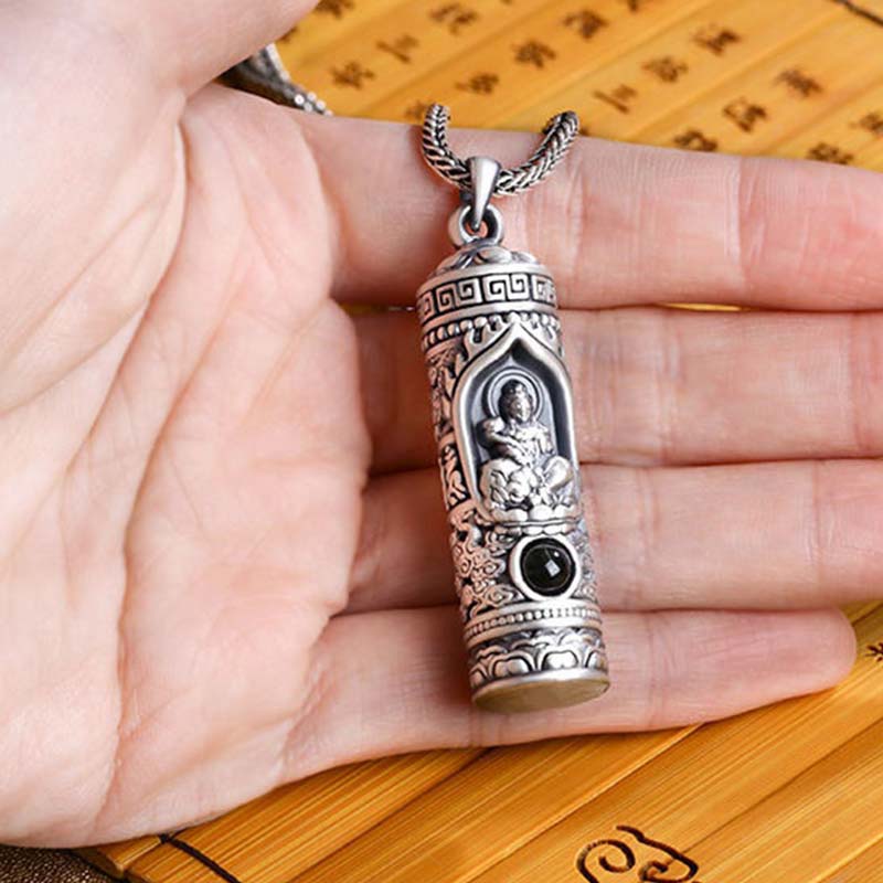 Buddha Stones Chinese Zodiac Natal Buddha Projection Prosperity Necklace Pendant