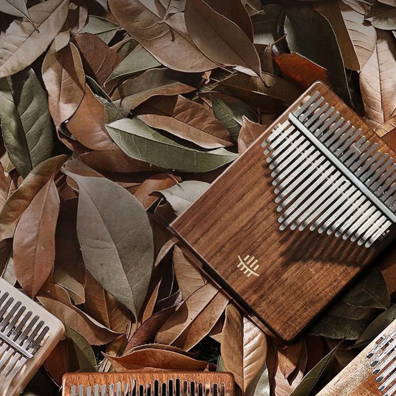 Buddha Stones 21 Keys Kalimba Thumb Piano Walnut Portable Finger Piano