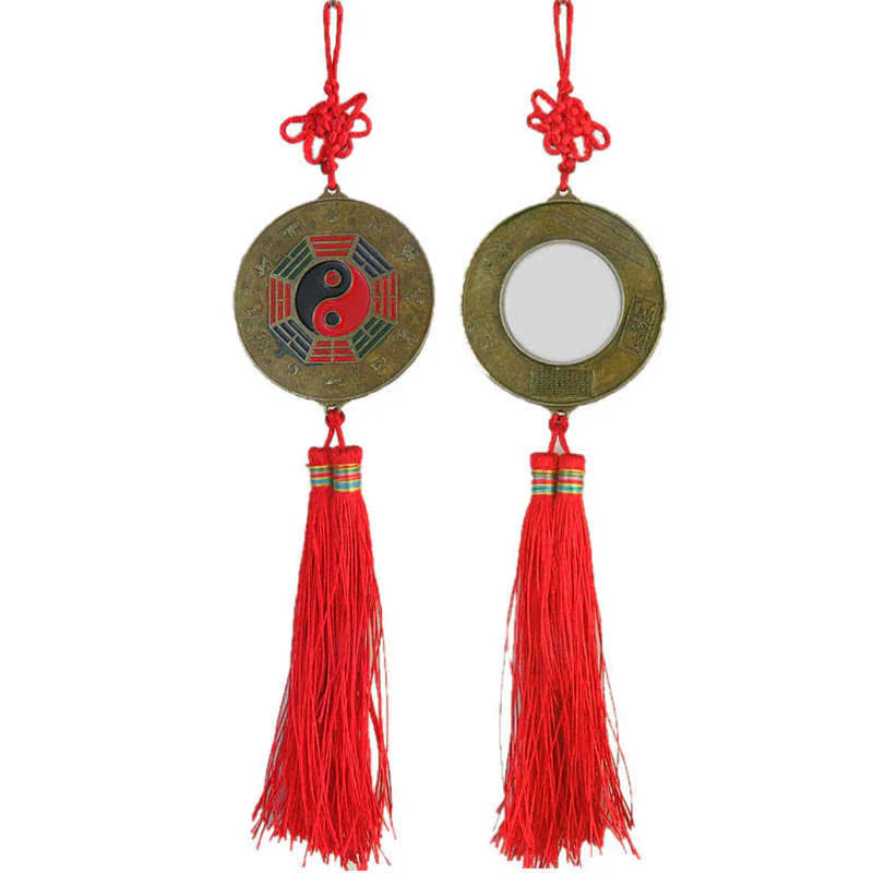Buddha Stones Feng Shui Bagua Map Chinese Knotting Harmony Energy Map Mirror