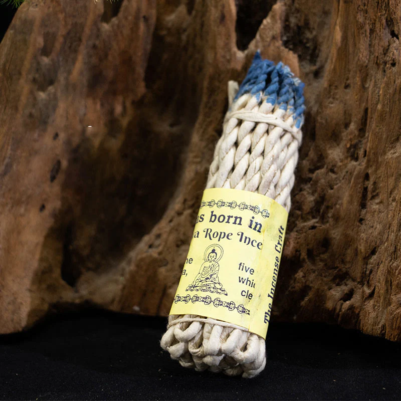 Buddha Stones Nepal Rope Incense Purify Healing Meditation Incense