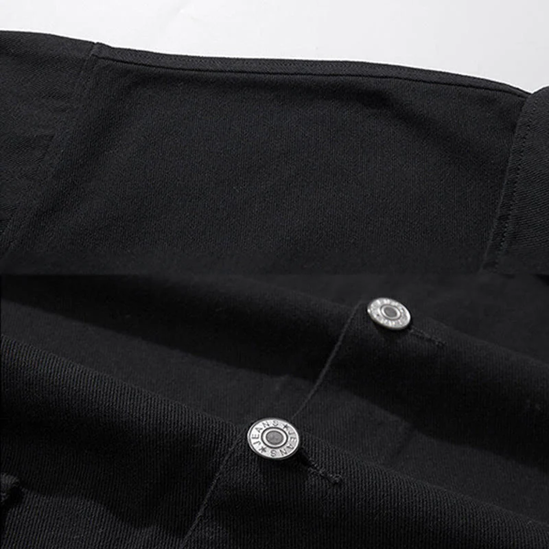 Buddha Stones Long Sleeve Button Stand Collar Design Men's Cotton Jacket Shirt With Pockets