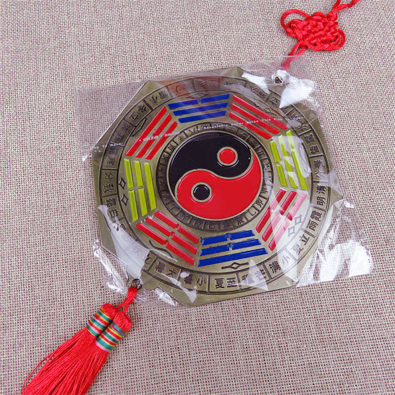 Buddha Stones Feng Shui Bagua Map Chinese Knotting Harmony Energy Map Mirror