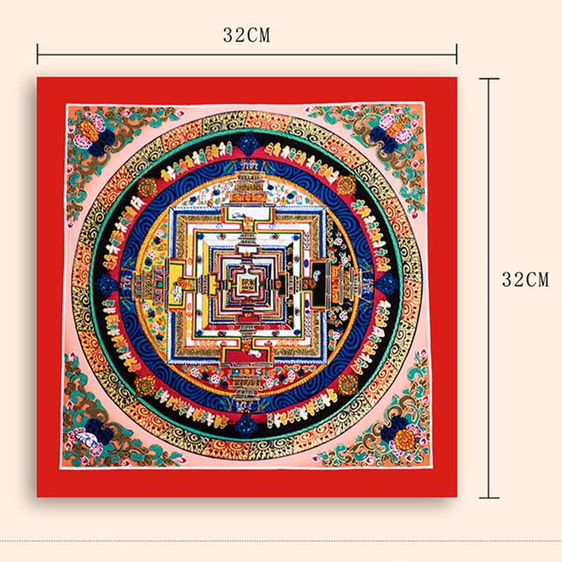 Buddha Stones Tibetan Handmade Thangka Mandala Painting Blind Box Random Color Pattern