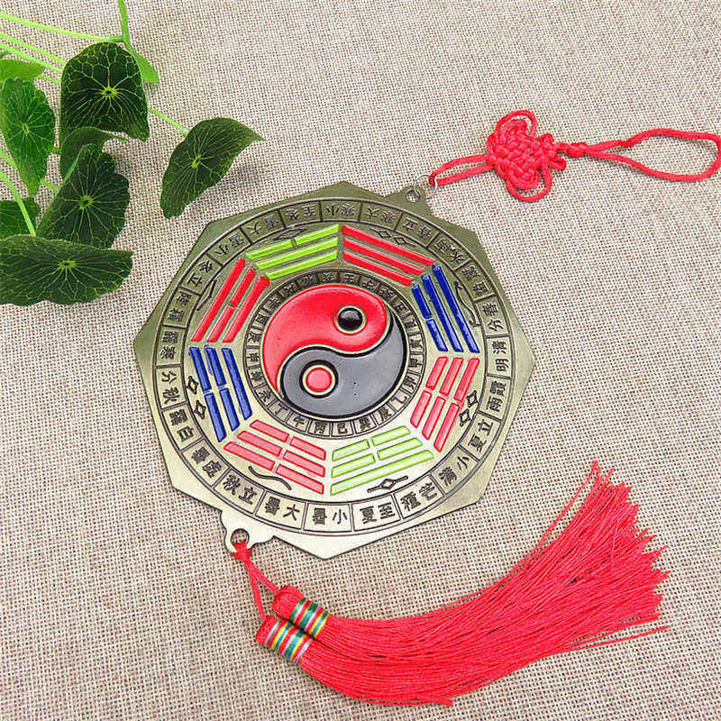 Buddha Stones Feng Shui Bagua Map Chinese Knotting Harmony Energy Map Mirror