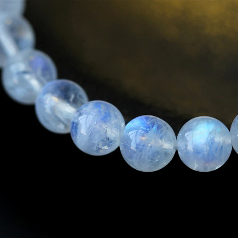 Buddha Stones Moonstone Calm Healing Positive Bracelet