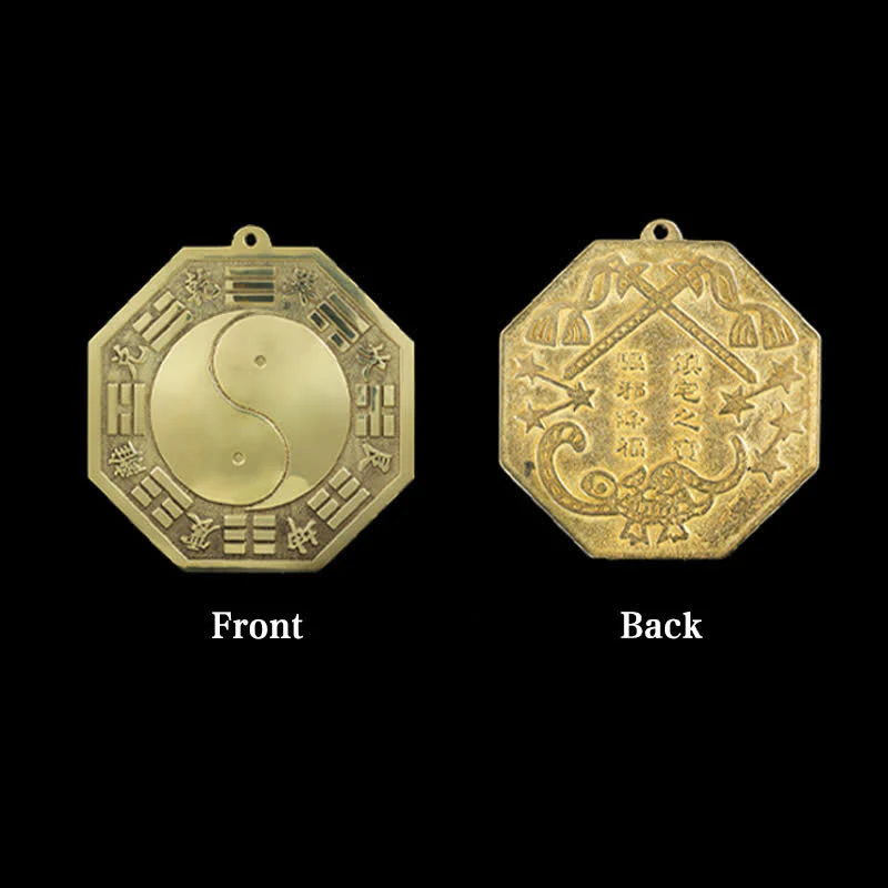 Buddha Stones Feng Shui Bagua Map Copper Balance Energy Map