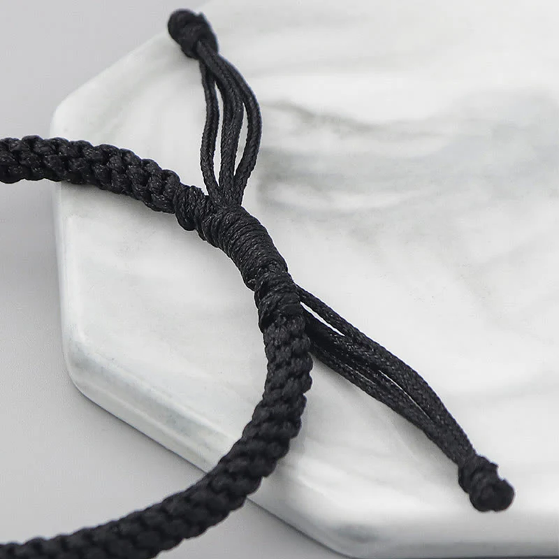 Buddha Stones Seven Deadly Sins Seven Virtues Braided String Bracelet