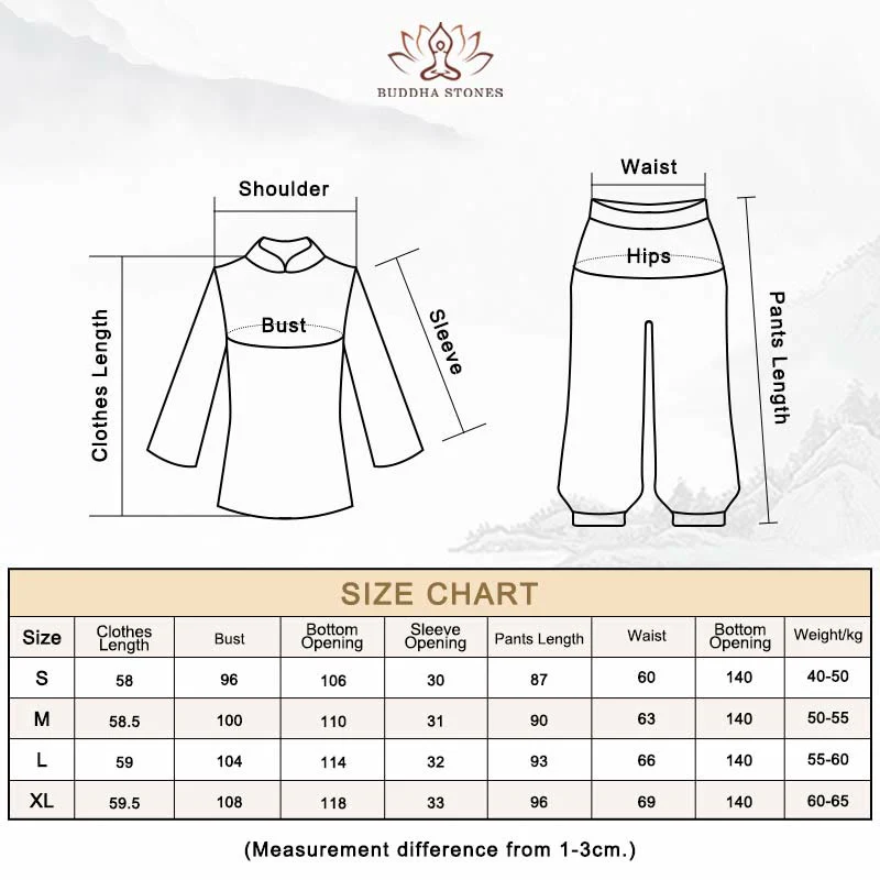 Buddha Stones Retro Prayer Zen Spiritual Meditation Practice Chiffon Clothing Women's Set