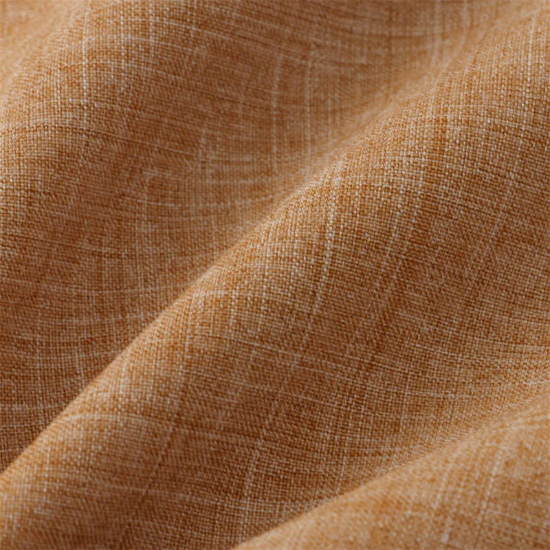 Buddha Stones Summer Men's Button Plain Short Sleeve Cotton Shirt With Pocket