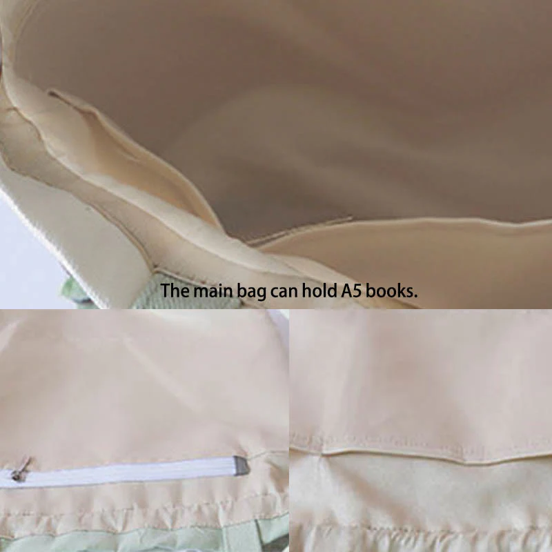 Buddha Stones Embroidered Grass Flowers Cherry Blossom Canvas Tote Crossbody Bag Shoulder Bag Handbag