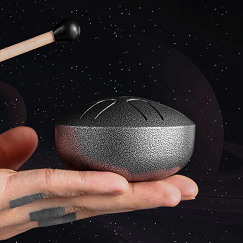 Buddha Stones Mini Steel Tongue Drum 3 Inch Sound Healing Drum Kit