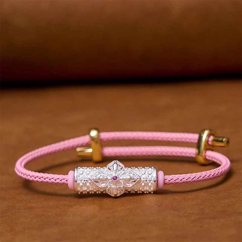 Buddha Stones Copper Luck Red String Bracelet