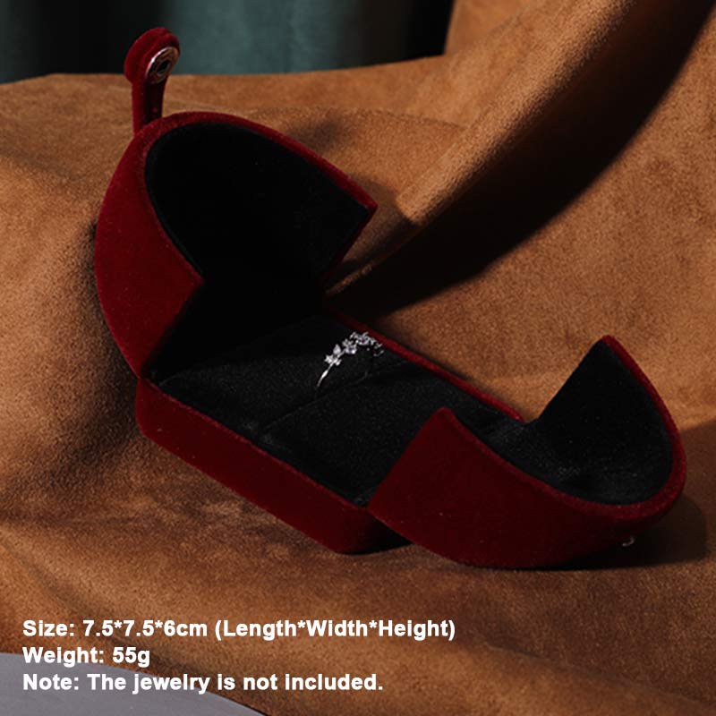 Buddha Stones Jewelry Storage Box Flannel Gift Box