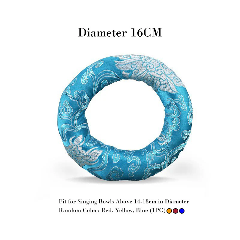 Buddha Stones Tibetan Singing Bowl Handcraft Cushion Decoration