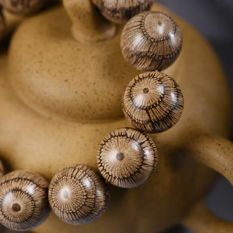 Buddha Stones Gnetum Wood Beads Protection Bracelet