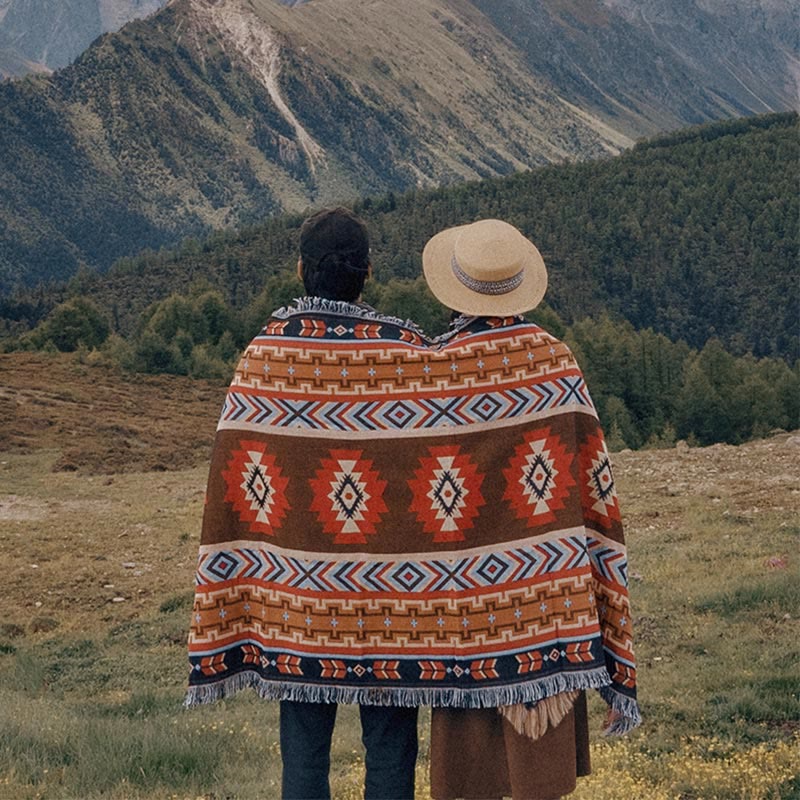 Buddha Stones Geometric Warm Comfortable Camping Home Office Bed Blanket