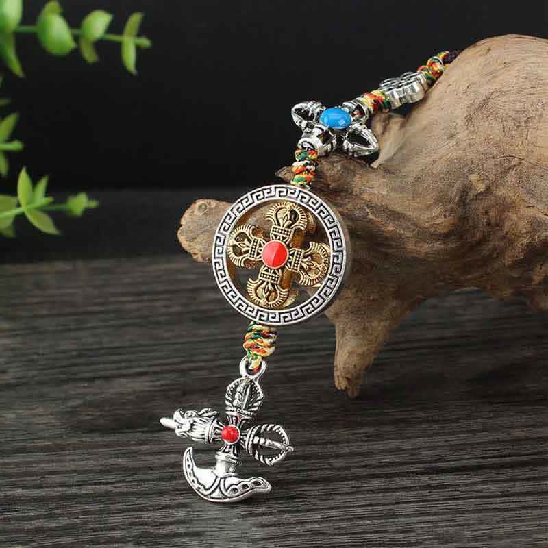 Buddha Stones Tibet Vajra Spiritual Power Car Hanging Decoration