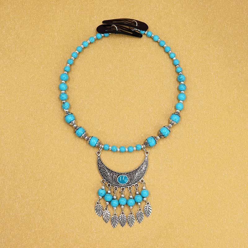 Buddha Stones Tibetan Exotic Beads Tassel Hair Decoration