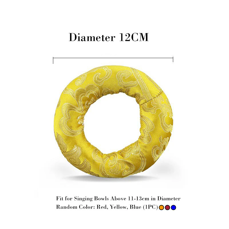 Buddha Stones Tibetan Singing Bowl Handcraft Cushion Decoration