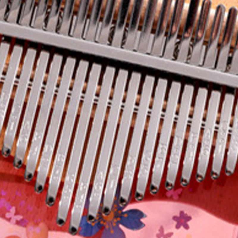 Buddha Stones Kalimba 17/21 Keys Thumb Piano Beech Wood Pink Cherry Portable Finger Piano