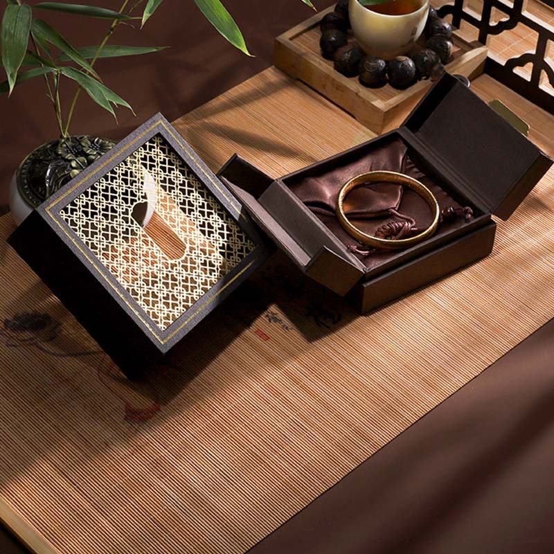 Buddha Stones Retro Jewelry Storage Box Gift Box