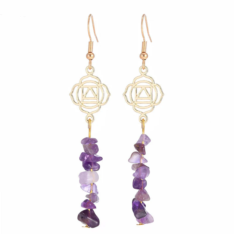 Healing Crystals Zen Cairn Confidence Earrings (Extra 30% Off | USE CODE: FS30)