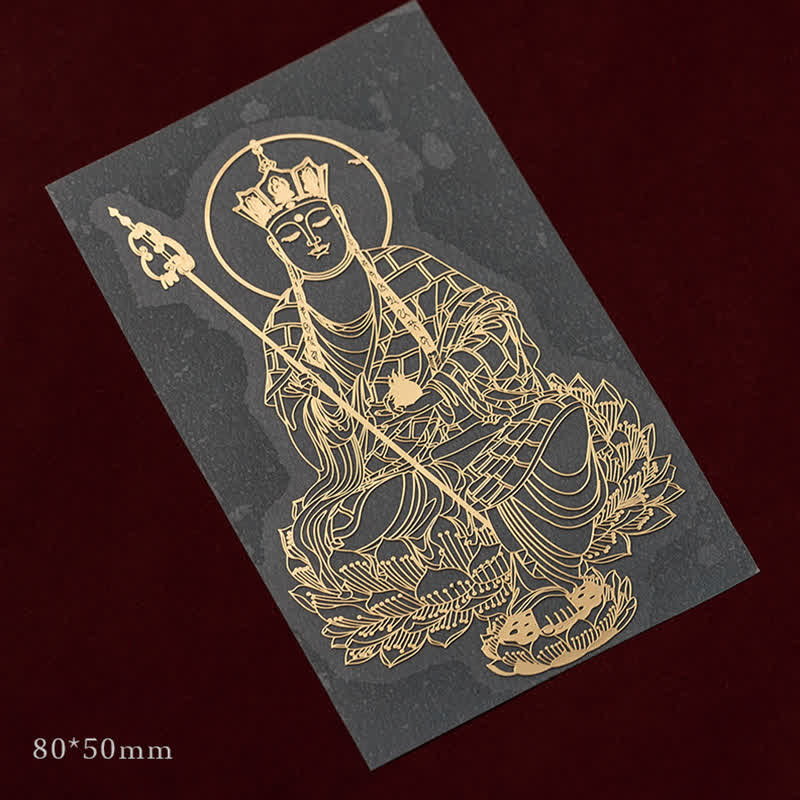 Buddha Stones 12 Chinese Zodiac Blessing Wealth Fortune Phone Sticker