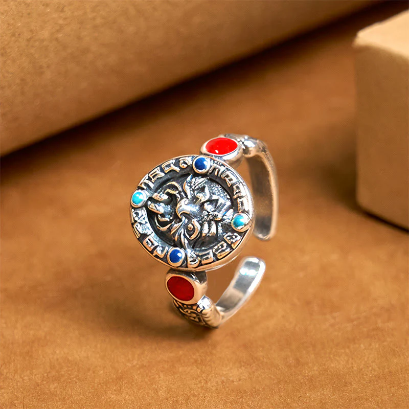 Buddha Stones Zakiram Copper Adjustable Wealth Open Ring