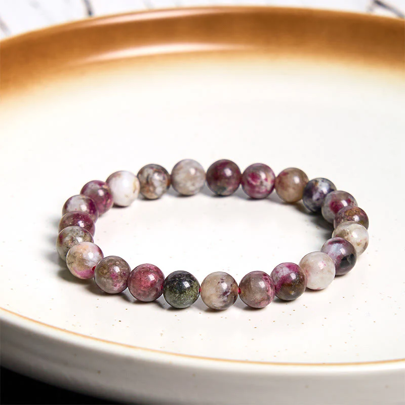 Buddha Stones Plum Blossom Tourmaline Balance Bracelet