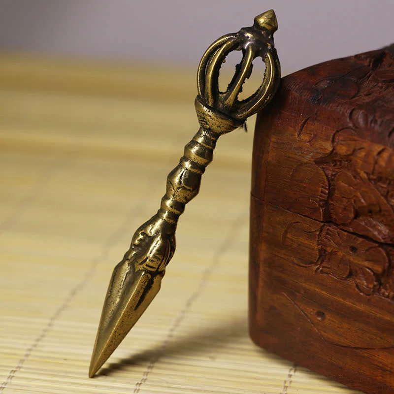 Buddha Stones Tibet Nine Strands Vajra Dorje Spiritual Power Decoration