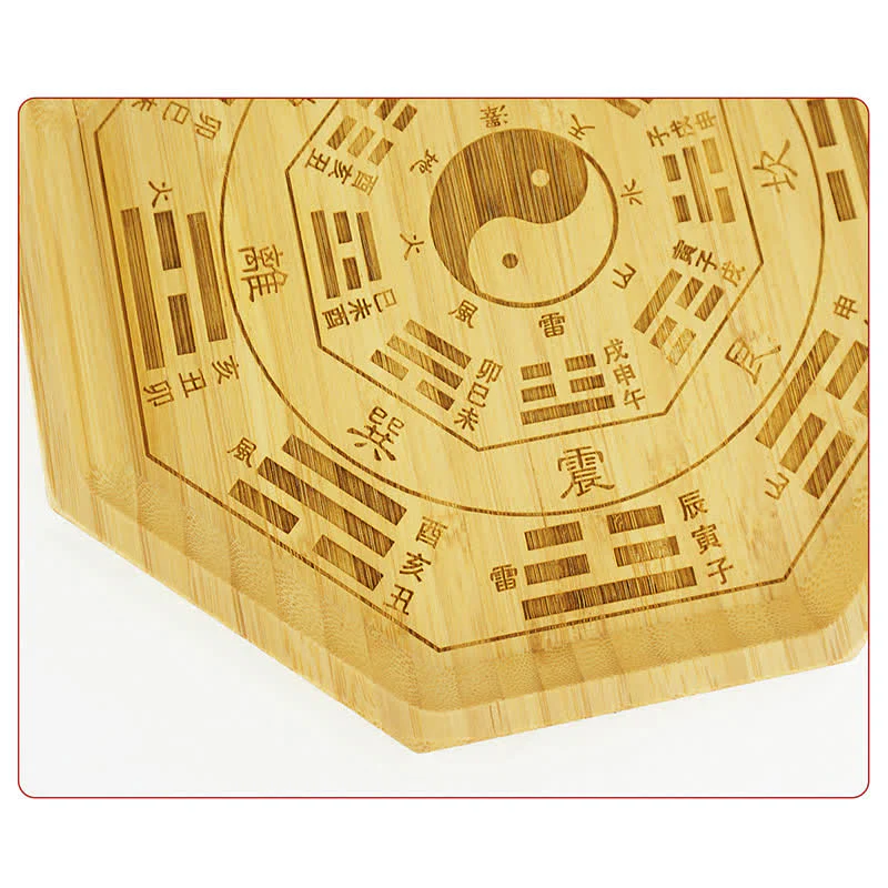 Buddha Stones Feng Shui Bamboo Bagua Map Harmony Energy Map