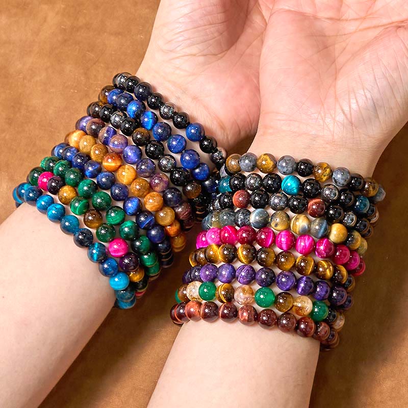 Buddha Stones Various Tiger Eye Confidence Bracelet