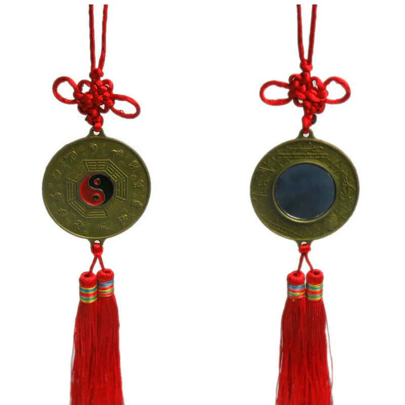 Buddha Stones Feng Shui Bagua Map Chinese Knotting Harmony Energy Map Mirror